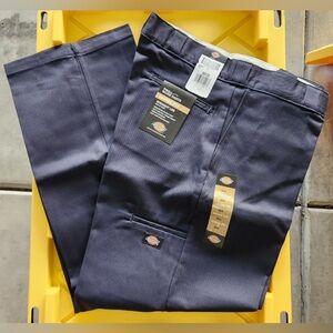 💙👖💙Dickies Men's Loose Fit Double Knee Twill Work Pants - Dark Navy - Size 38x32